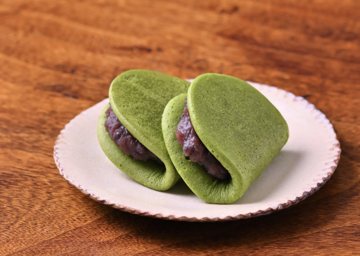 蒸しどら焼き抹茶